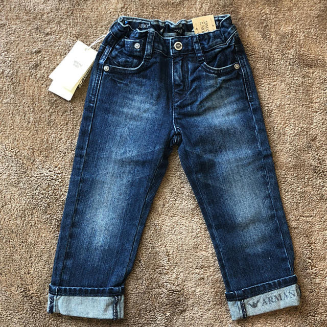 ARMANI JUNIOR(アルマーニ ジュニア)のARMANI JUNIOR デニムパンツ キッズ/ベビー/マタニティのキッズ服男の子用(90cm~)(パンツ/スパッツ)の商品写真