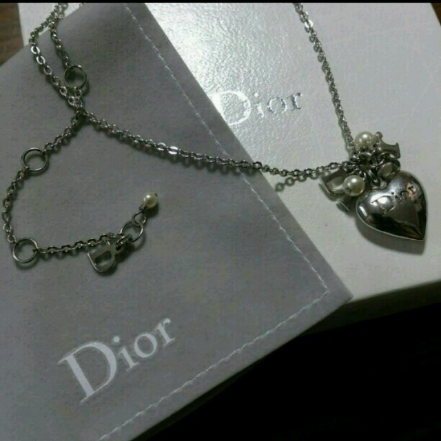 Dior - ディオール♡ハートのネックレス♡パールの通販 by azukichi's shop♡*゜｜ディオールならラクマ