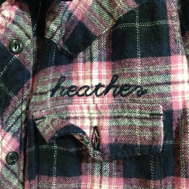 heather(ヘザー)のHEATHER♡チェックシャツ レディースのトップス(カットソー(長袖/七分))の商品写真