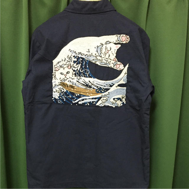 BEAMS(ビームス)のRIPNDIP THE GREAT WAVE MILITARY JACKET メンズのジャケット/アウター(ミリタリージャケット)の商品写真