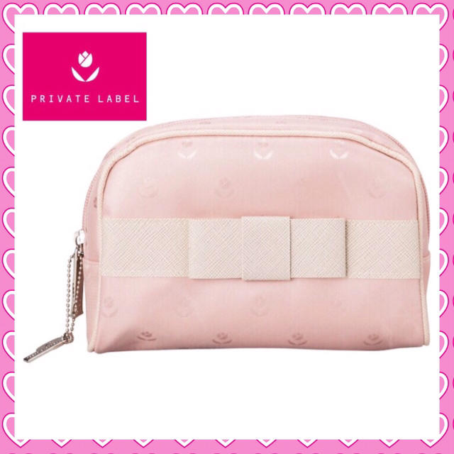 PRIVATE LABEL(プライベートレーベル)のプライベートレーベル❤︎化粧ポーチ ピンク レディースのファッション小物(ポーチ)の商品写真