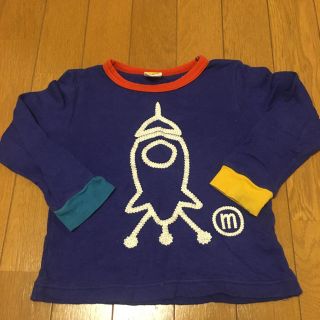 ムージョンジョン(mou jon jon)のMoujonjon ムージョンジョン ロンT 長袖 ブルー 100(Tシャツ/カットソー)