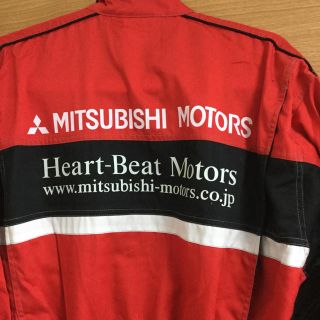 ミツビシ(三菱)の値下げ済！【希少】MITSUBISHI純正ツナギ 未使用品 LLサイズ(メンテナンス用品)