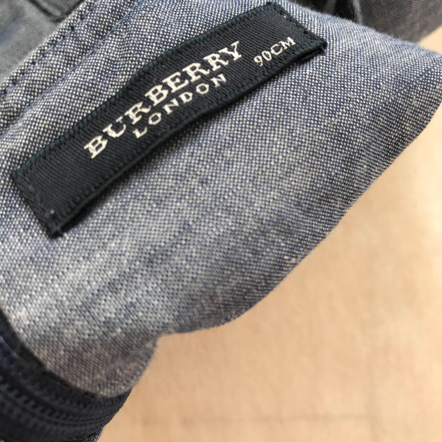 BURBERRY(バーバリー)のBurberry デニムワンピース 90  キッズ/ベビー/マタニティのキッズ服女の子用(90cm~)(その他)の商品写真