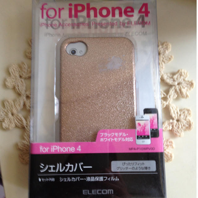 ✨iＰhone4キラキラカバー✨ スマホ/家電/カメラのスマホアクセサリー(モバイルケース/カバー)の商品写真