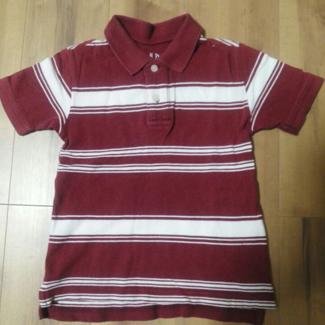 GAP(ギャップ)のGAP120size襟付半袖シャツ キッズ/ベビー/マタニティのキッズ服男の子用(90cm~)(その他)の商品写真