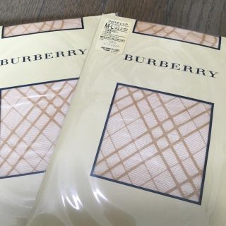 バーバリー(BURBERRY)のお値下げしました［新品］BURBERRY 柄タイツ２足セット(タイツ/ストッキング)