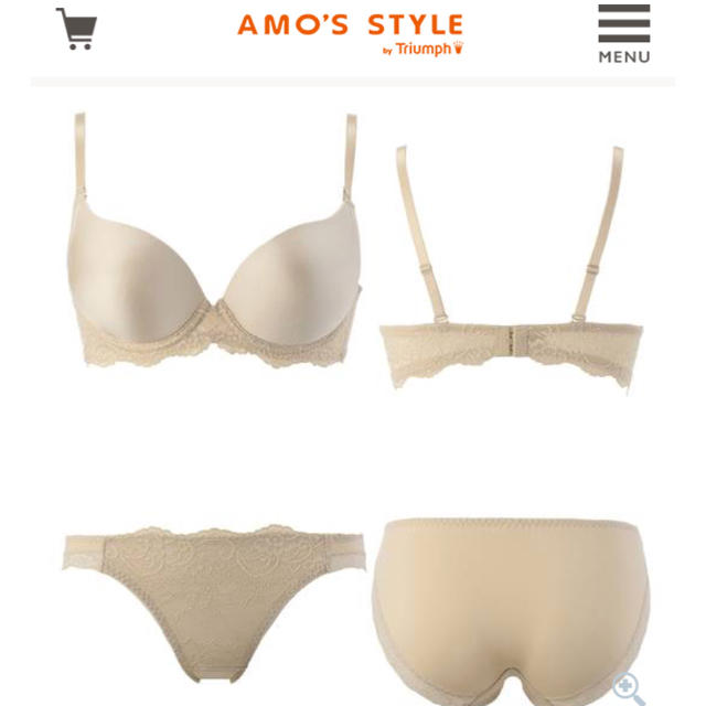 AMO'S STYLE(アモスタイル)の新品✨AMO'S STYLE ブラショーツセット レディースの下着/アンダーウェア(ブラ&ショーツセット)の商品写真
