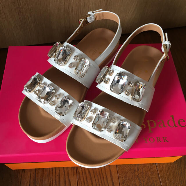 kate spade NEW YORK ビジューサンダル サイズ6.5 - agedor.ma