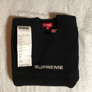supreme Chest Stripe Raglan Sweater Mサイズ