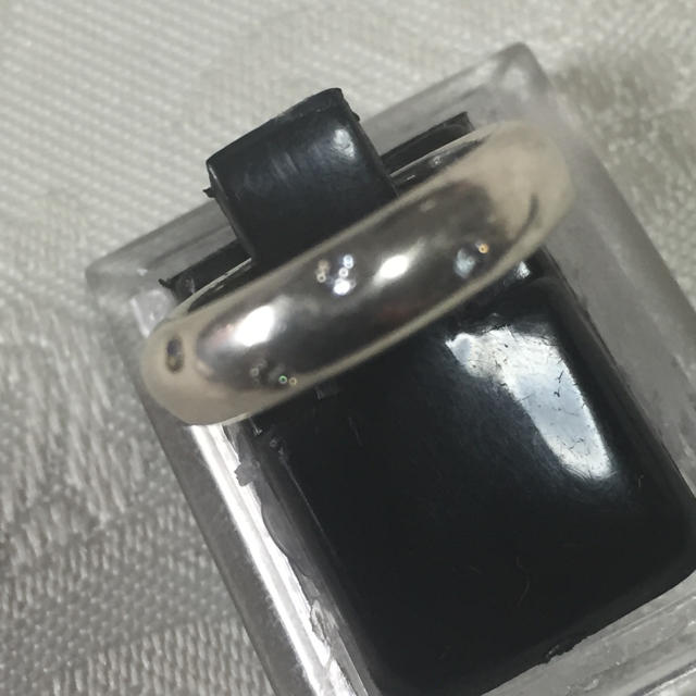 シルバー ダイヤ ピンキーリング  USED レディースのアクセサリー(リング(指輪))の商品写真