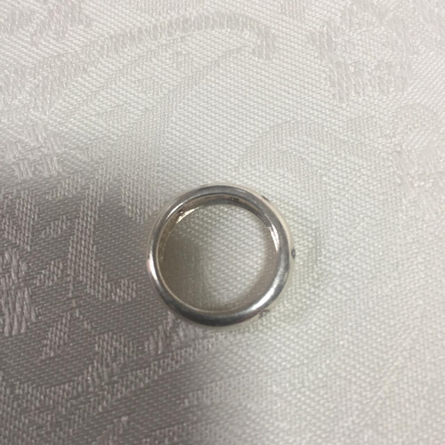 シルバー ダイヤ ピンキーリング  USED レディースのアクセサリー(リング(指輪))の商品写真
