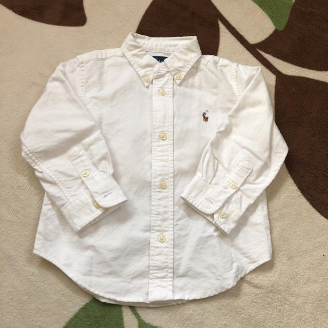 Ralph Lauren(ラルフローレン)のラルフローレン  シャツ 白 キッズ/ベビー/マタニティのキッズ服男の子用(90cm~)(Tシャツ/カットソー)の商品写真