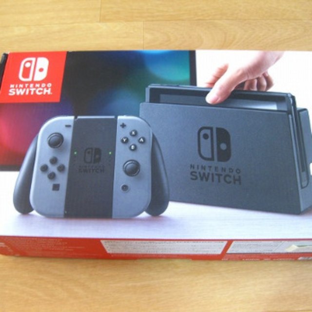 【新品未使用】Nintendo Switch 本体 グレー 保証付 任天堂