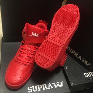 スープラ(SUPRA)のSUPRA BLEEKER RISK RED 26.5㎝(スニーカー)