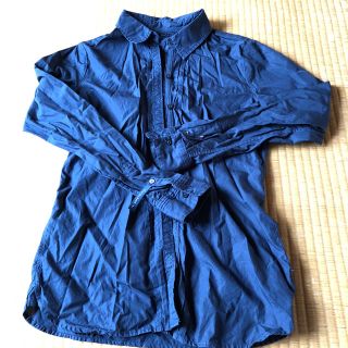 トミーヒルフィガー(TOMMY HILFIGER)のトミー 紺色シャツ(シャツ/ブラウス(長袖/七分))