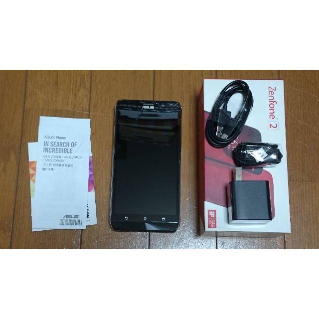 ASUS(エイスース)の中古 Zenfone 2 レッド ZE551ML ASUS-Z00ADB スマホ/家電/カメラのスマートフォン/携帯電話(スマートフォン本体)の商品写真