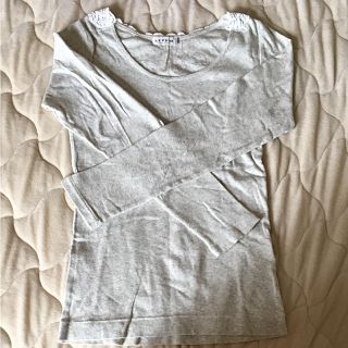 レプシィム(LEPSIM)のラブ×ラブラドール様専用＊ロンT＊ライトグレー＊新品＊LEPSIM(Tシャツ(長袖/七分))