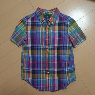 ラルフローレン(Ralph Lauren)のラルフローレン 男の子 半袖ボタンダウンシャツ 110(ブラウス)