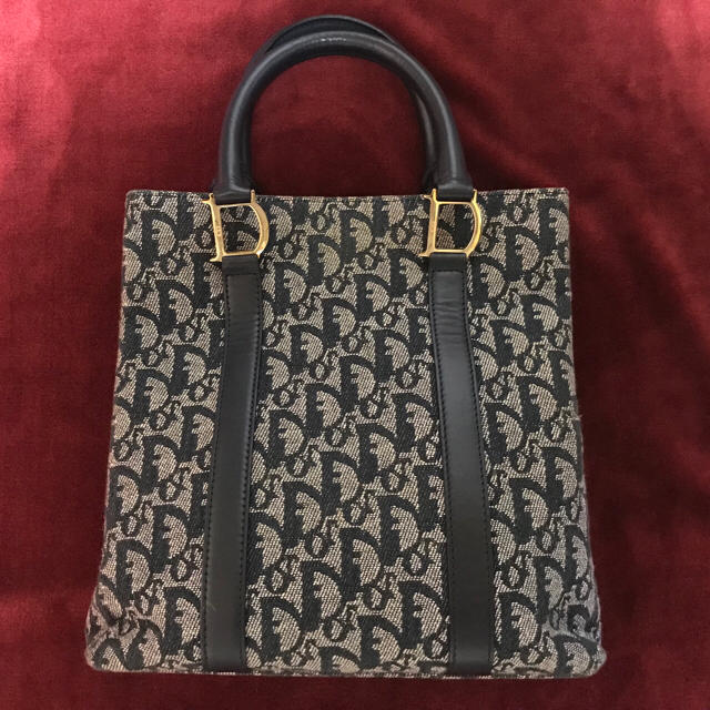Christian Dior(クリスチャンディオール)のディオール トロッター柄 ハンドバッグ(美品) レディースのバッグ(トートバッグ)の商品写真