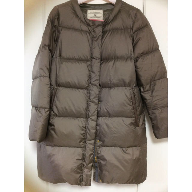 ☆値下☆2014AW ナノユニバース 西川ダウンノーカラー2wayファーコート