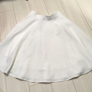 ページボーイ(PAGEBOY)の＊あり様専用＊ホワイト膝丈スカート(ひざ丈スカート)