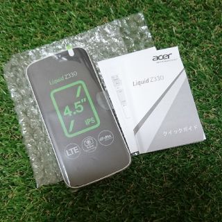 エイサー(Acer)のacre Z330 simフリー(スマートフォン本体)