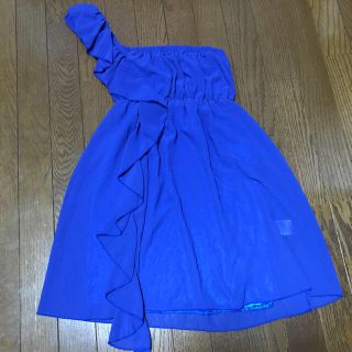 アナップ(ANAP)のワンショルダーシフォンワンピース👗(ミニワンピース)