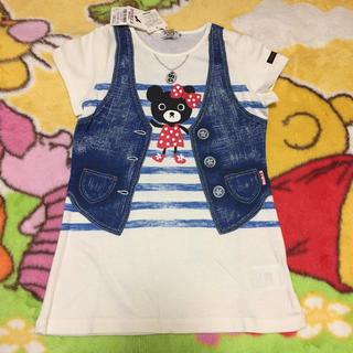 ダブルビー(DOUBLE.B)の(12)ミキハウスダブルB B子ちゃんTシャツ 新品110サイズ(Tシャツ/カットソー)