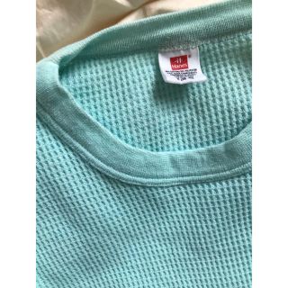 ロキエ(Lochie)のvintage hanes サーマル  blue(カットソー(長袖/七分))