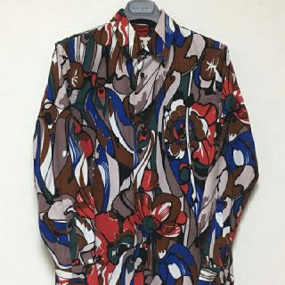 マルニ(Marni)のMARNI コットンポプリンシャツ フラワーレトリック 希少 新品タグ付き(シャツ)