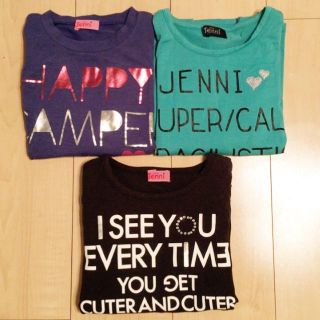 ジェニィ(JENNI)の♡JENNI♡ロンT3枚セット♡120ジェニー(Tシャツ/カットソー)