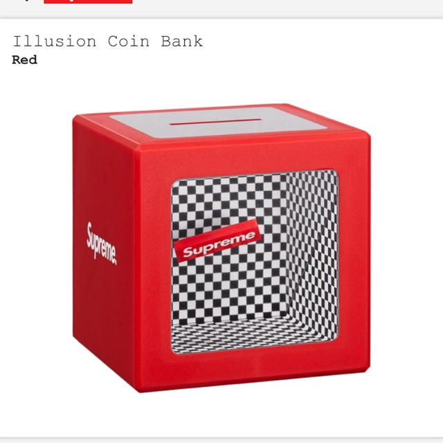 Supreme(シュプリーム)のsupreme illusion coin bank レディースのファッション小物(コインケース)の商品写真