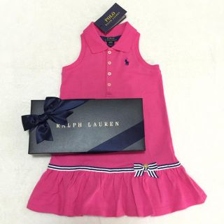 ポロラルフローレン(POLO RALPH LAUREN)の定価8,208円♡新品✨ポロシャツ ワンピース 3T(100)(ワンピース)