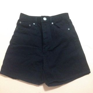 マウジー(moussy)のmoussy ショーパン 黒 ブラック(ショートパンツ)