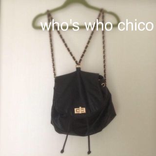 フーズフーチコ(who's who Chico)の3wayバック(リュック/バックパック)