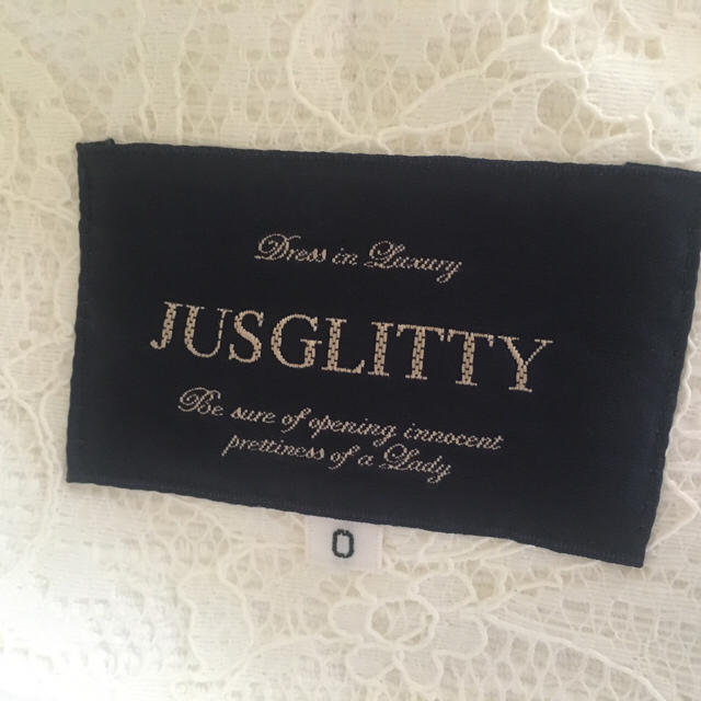 JUSGLITTY(ジャスグリッティー)のジャスグリッティ♡ノーカラーツイードコート レディースのジャケット/アウター(スプリングコート)の商品写真