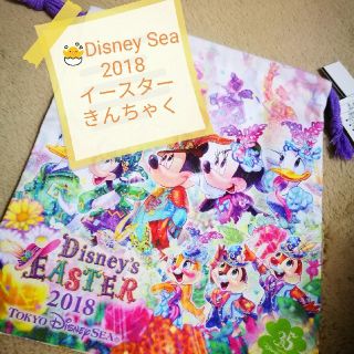 ディズニー(Disney)の💝Disney Sea イースター2018きんちゃく袋🌟(ポーチ)