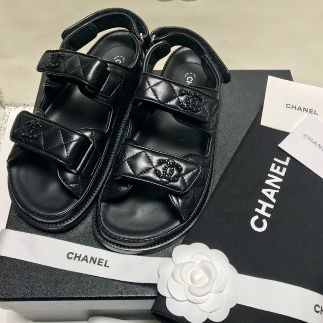 CHANEL(シャネル)のフットベットサンダル  未使用品 レディースの靴/シューズ(サンダル)の商品写真