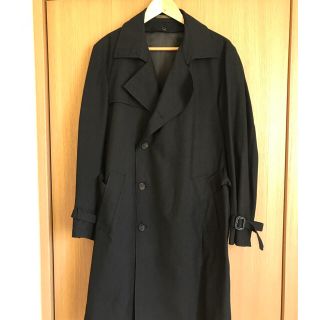 ヨウジヤマモト(Yohji Yamamoto)のAAR ヨウジヤマモト x ダーバン  トレンチコート Mサイズ 黒(トレンチコート)