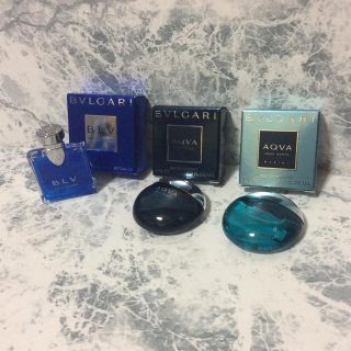 ブルガリ(BVLGARI)の正規/未使用/保管品/BVLGARI/ミニ香水3セット/各5ml(香水(女性用))