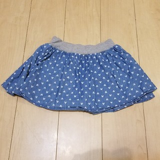 ディズニー(Disney)の女の子　スカート　130 　隠れミッキー柄(スカート)