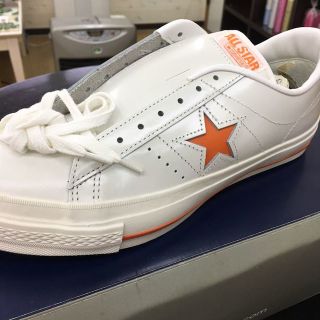 コンバース(CONVERSE)のコンバース ワンスターWHITE／ORANGE(スニーカー)