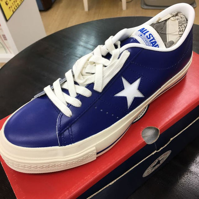 格安 CONVERSE - ワンスターblue/WHITE コンバース スニーカー