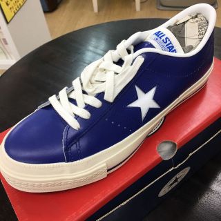 コンバース(CONVERSE)のコンバース ワンスターblue/WHITE(スニーカー)