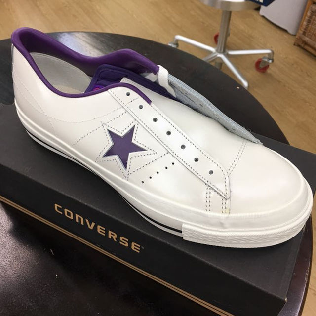 CONVERSE(コンバース)のコンバース ワンスター WHITE/purple メンズの靴/シューズ(スニーカー)の商品写真