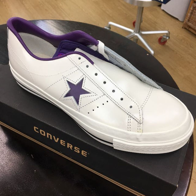 CONVERSE - コンバース ワンスター WHITE/purpleの通販 by localmotionsea's shop｜コンバースならラクマ