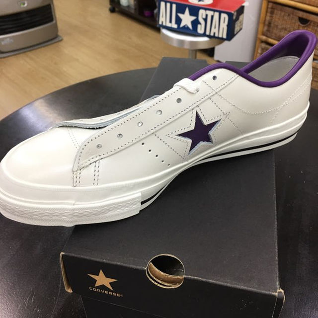 CONVERSE(コンバース)のコンバース ワンスター WHITE/purple メンズの靴/シューズ(スニーカー)の商品写真