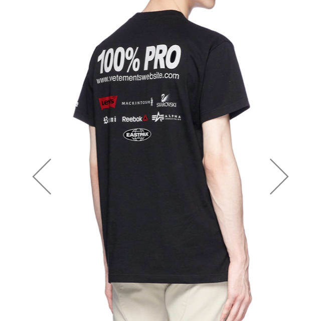 Balenciaga(バレンシアガ)の取り置き中VETEMENTS   100%proTシャツ カットソー M 正規品 メンズのトップス(Tシャツ/カットソー(半袖/袖なし))の商品写真