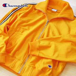 チャンピオン(Champion)の超美品 Sサイズ チャンピオン ジップアップジャケット ジャージ イエロー(ジャージ)